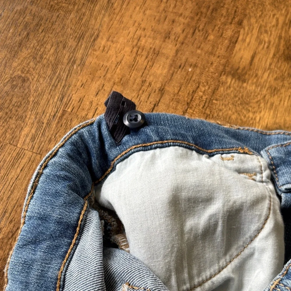 OshKosh B'gosh Classic Boot Cut Blue Kids Jeans, 12R, Adjustable Waist